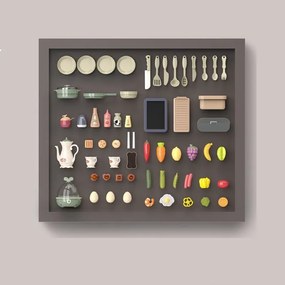 PROCART Gyerekkonyha, 65 db, hideg gőz, fények, hangeffektek, vízkör, zenepanel, 93,5x71x28,5 cm