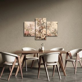 Kép - Vintage madár festmény (90x60 cm)