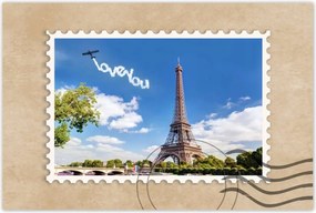 Poszterek 90x60 Eiffel-torony I love You
