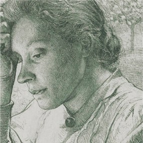 Dekoratív Fotótapéta Fali Falra Reflektív Nő 250x250 Ragasztó