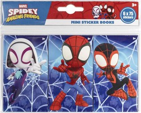 Pókember Spidey Friends mini matrica szett 6 db-os