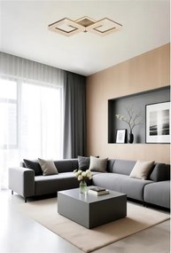 Searchlight 83510GO - dimmelhető LED mennyezeti lámpatest FENCE LED/25W/230V