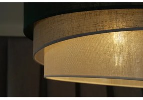 Duolla - Csillár zsinóron TRIO 1xE27/15W/230V átm. 45 cm zöld/szürke/fehér