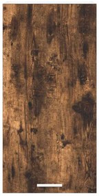 Függő szekrény Riga Füstölt tölgy és fehér 40 x 31 x 80 cm