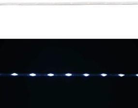 Kötél világítás 240 LED-del Hideg Fehér 10 m PVC