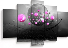 Rózsaszín gömbök képe (150x105 cm)