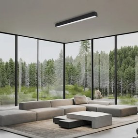 Immax NEO 07256L - LED Dimmelhető lámpa LUNGO 38W/230V Wi-Fi Tuya fekete + távirányító