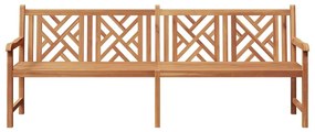 Kerti pad Barna 228 x 60 x 90 cm Tömör tíkfa