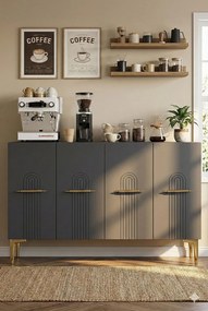 Ida 120 - Anthracite, Gold