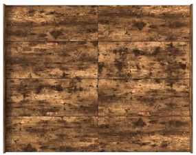 Ágykeret tárolóval fiókkal Füstölt tölgy 160 x 200 cm Faanyag