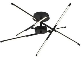 Rabalux Rabalux 71338 - LED Felületre szerelhető csillár HENLI2 LED/40W/230V 3000K fekete RL71338