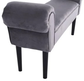 BURDA Velvet szürke/fekete pad