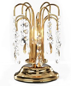 ONLI - Asztali lámpa PIOGGIA 1xE14/6W/230V arany