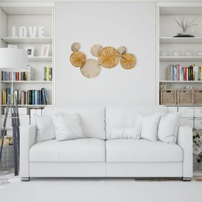 Astrid fém fali dekoráció, 79×35 cm – CH102-3