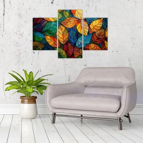 Kép - Levélmozaik (90x60 cm)