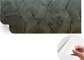 Öntapadós tapéta Divatos 3D fali ragasztóval Fa tégelyek 250x104 cm