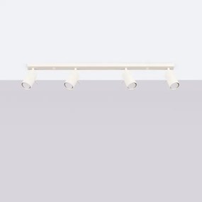 Sollux SL.1498 - Spotlámpa RING 4xGU10/10W/230V krémes