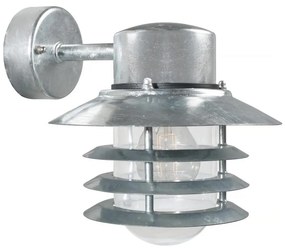 Nordlux - Kültéri fali lámpatest VEJERS 1xE27/60W/230V IP54 ezüstszínű