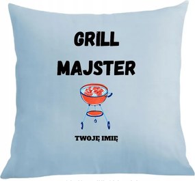 Párna párnahuzat Ajándék Grill Barkács Név