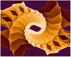 Poszterek 50x40 Forgó geometria