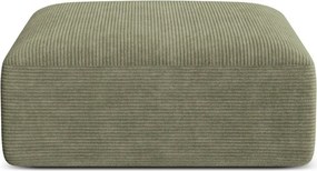 Zöld kordbársony lábtartó Campi – Cosmopolitan Design