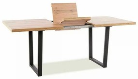 Danny étkezőasztal, artisan tölgy / fekete