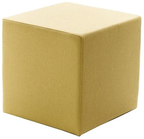 Puff CUBI 40x40 cm sárga