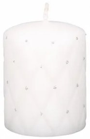 Florencia dekorgyertya, fehér, 10 cm