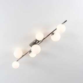 Brilagi - LED felületre szerelhető csillár MILLA 7xG9/3W/230V fekete króm/fehér
