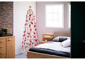 Large csillag csúcsdísz fából, dekorációs karácsonyfára - Spira