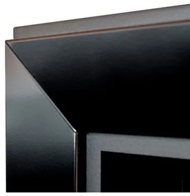 InFire - Beépített BIO kandalló 79x55 cm 3kW fekete