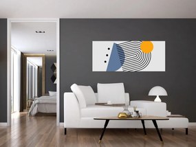 Kép - Minimalista absztrakció N⁰2 (120x50 cm)