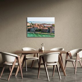 Kép - Légi felvétel a városra (70x50 cm)