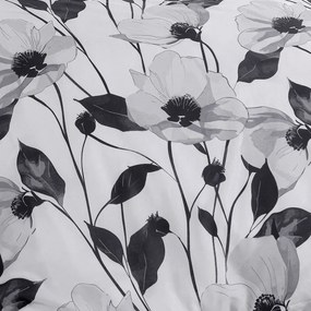 4Home Monochrome Bloom pamut renforcé ágyneműhuzat, 140 x 200 cm, 70 x 90 cm
