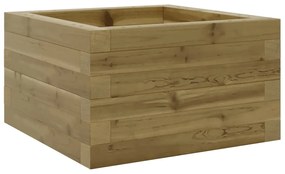 vidaXL impregnált fenyőfa kerti virágláda 40x40x23 cm