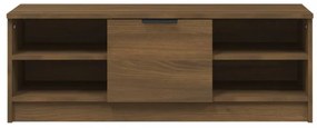 barna tölgyszínű szerelt fa TV-szekrény 102 x 35,5 x 36,5 cm