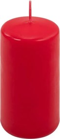 Oszlopos gyertya készlet 10 cm Ø 5 cm 16 db piros