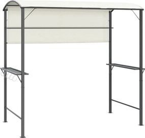 vidaXL krémszínű pavilon tetővel 220 x 110 x 200 cm