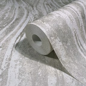 Tapéta hullámos szerkezettel szürke bézs ezüst fehér tapéta
