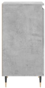 betonszürke szerelt fa tálalószekrény 40 x 35 x 70 cm
