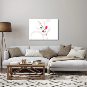 Kép - Rózsaszín virágos absztrakció N⁰3 (70x50 cm)