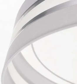 LED Dimmelhető mennyezeti lámpa SMART CORAL LED/24W/230V fehér/ezüst + távirányító