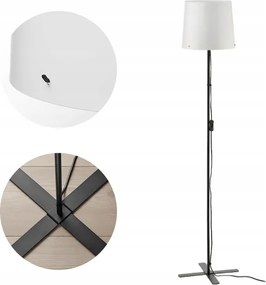 Ikea Barlast Nagy Állólámpa E27 13 W fehér, fekete