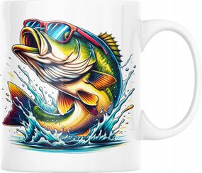 Gyönyörű Bögre Horgászoknak Születésnapi Ajándék Halaknak 330 ml Csomagolás