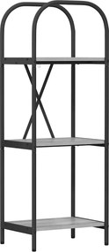 vidaXL Könyvespolc Szürke Sonoma 40 x 30 x 109 cm Faanyag