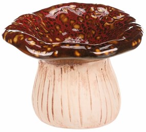Kerámia itató tigrisgomba, 17 x 12 x 17 cm,kerámia
