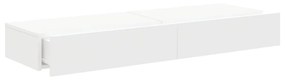 2 db fehér TV-szekrény LED-lámpákkal 60x35x15,5 cm