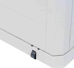 Világosszürke Kerti Tárolóláda 280 L