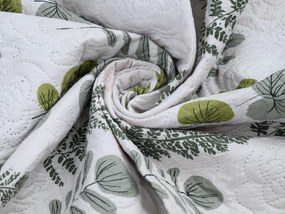 Ágytakaró SCANDI NATURE, zöld Méret: 170 x 210 cm