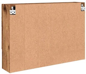 Fürdőszobai tükörszekrény Régi fa 80 x 17 x 55 cm Faanyag